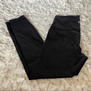 Black Lululemon Wunder Under Workout Leggings